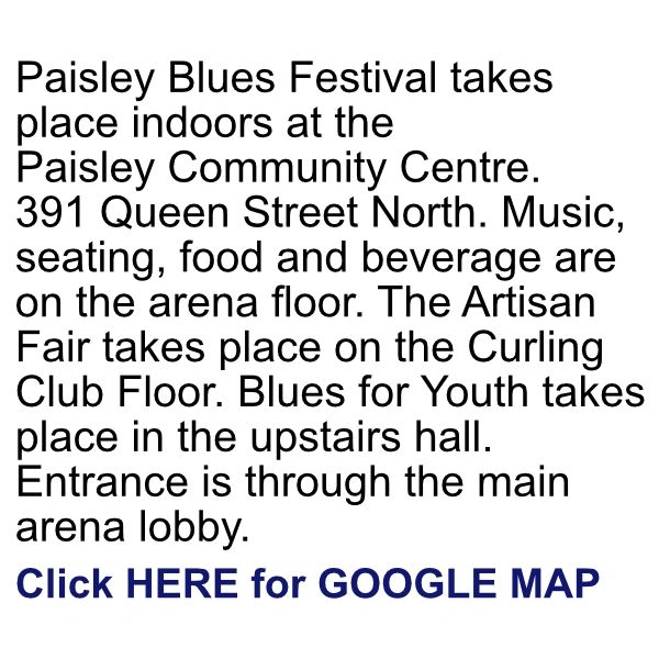 Festival location Paisley Blues Festival